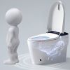 ST-GP-01 Smart Toilet with Heated Bidet Seat, Portable toilet with bidet built in AUTO Open&Close, AUTO Dual Flush