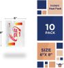 Instant Hot Packs for Pain Relief 6" x 8", Heating Patches 10 Pack, Instant Heat Packs for Pain Relief 9.8 Oz, Compact Instant Hot Compress