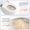 One Piece Smart Toilet With Built-in Bidet, 1.28 GPF Bidet Toilet With Heated Seat Warm Wash, Elongated Bidet Toilet With Auto Sensor Flush