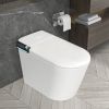 One Piece Smart Toilet With Built-in Bidet, 1.28 GPF Bidet Toilet With Heated Seat Warm Wash, Elongated Bidet Toilet With Auto Sensor Flush