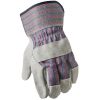 Hyper Tough Leather Palm Glove, Large, Multi-Use Work Glove, 1 Pair