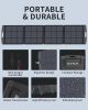 Solar Panel, Foldable Portable Solar Panel Battery Charger Kit with Adjustable Kickstand, Wire Storage Bag, MC4 Cable