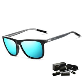 Polarized Sunglasses for Women, Square Mirrored Trendy Shades with UV Protection (Color: style 8)